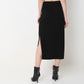 Slim Fit Structured High Rise Skirts