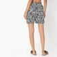 Regular Fit Geometric Mid Rise Shorts