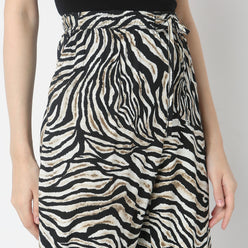 Regular Fit Animal Print Mid Rise Joggers