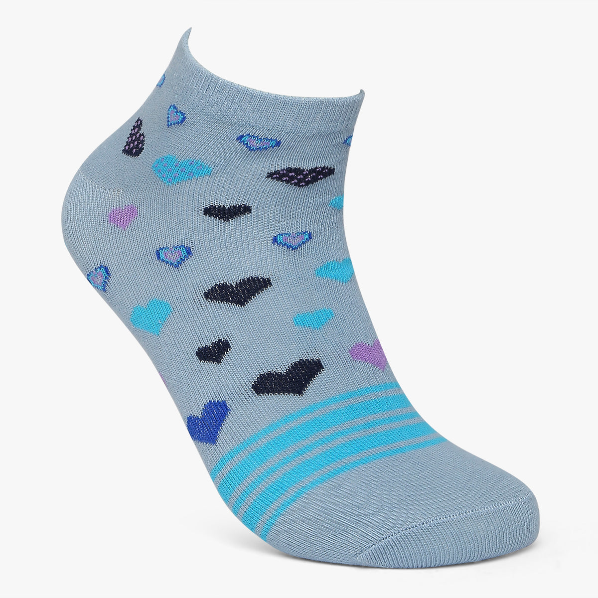 Womens Cotton Printed Socks