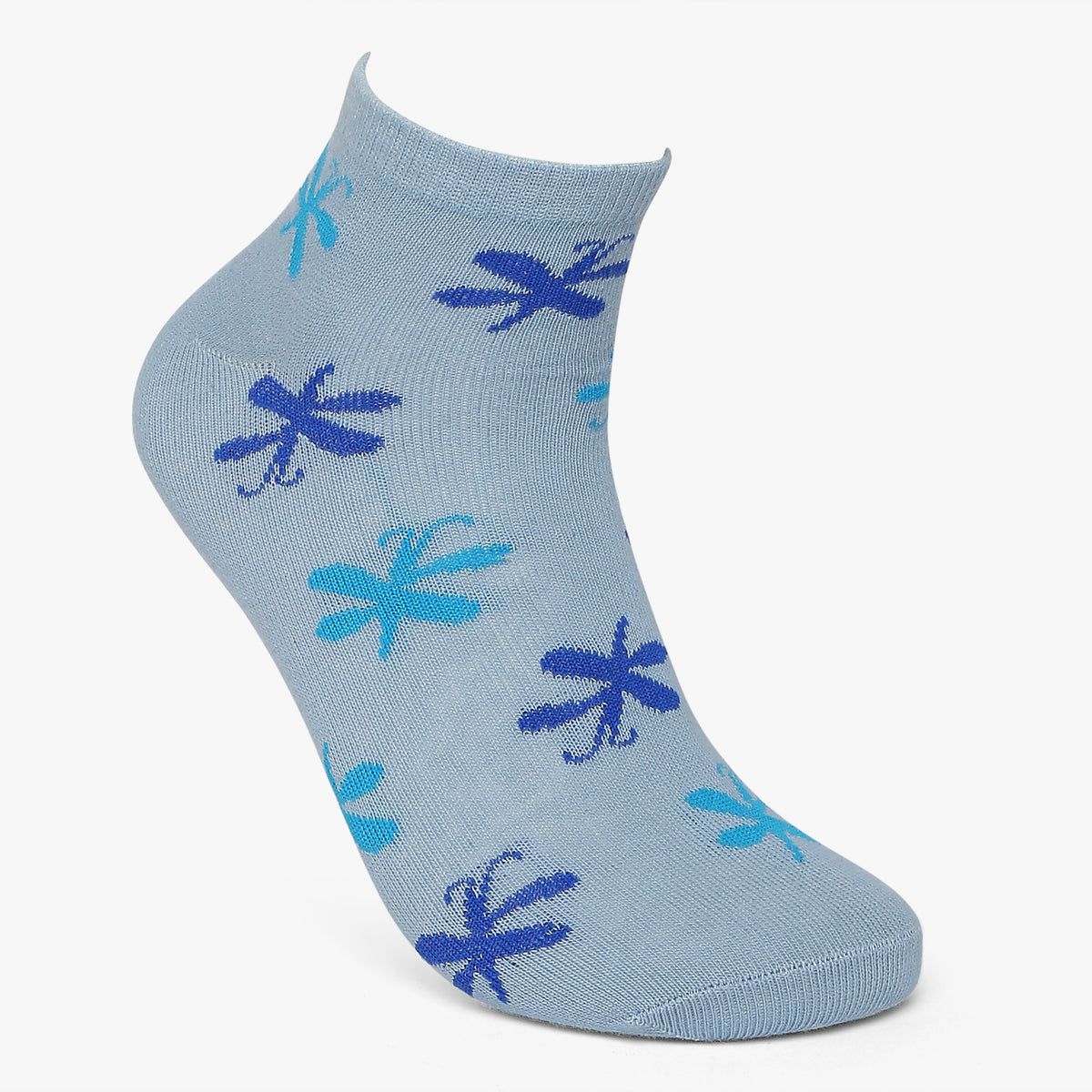 Womens Cotton Printed Socks