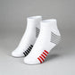Women Striped Ankle Length Socks (Pack of 2)