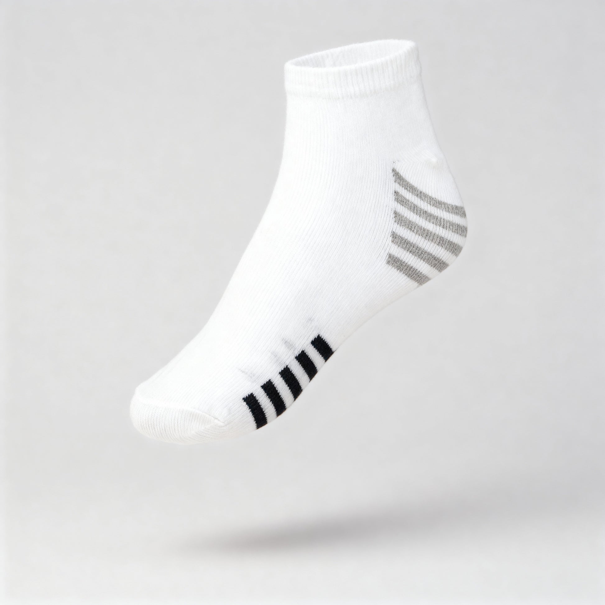 Women Striped Ankle Length Socks (Pack of 2)