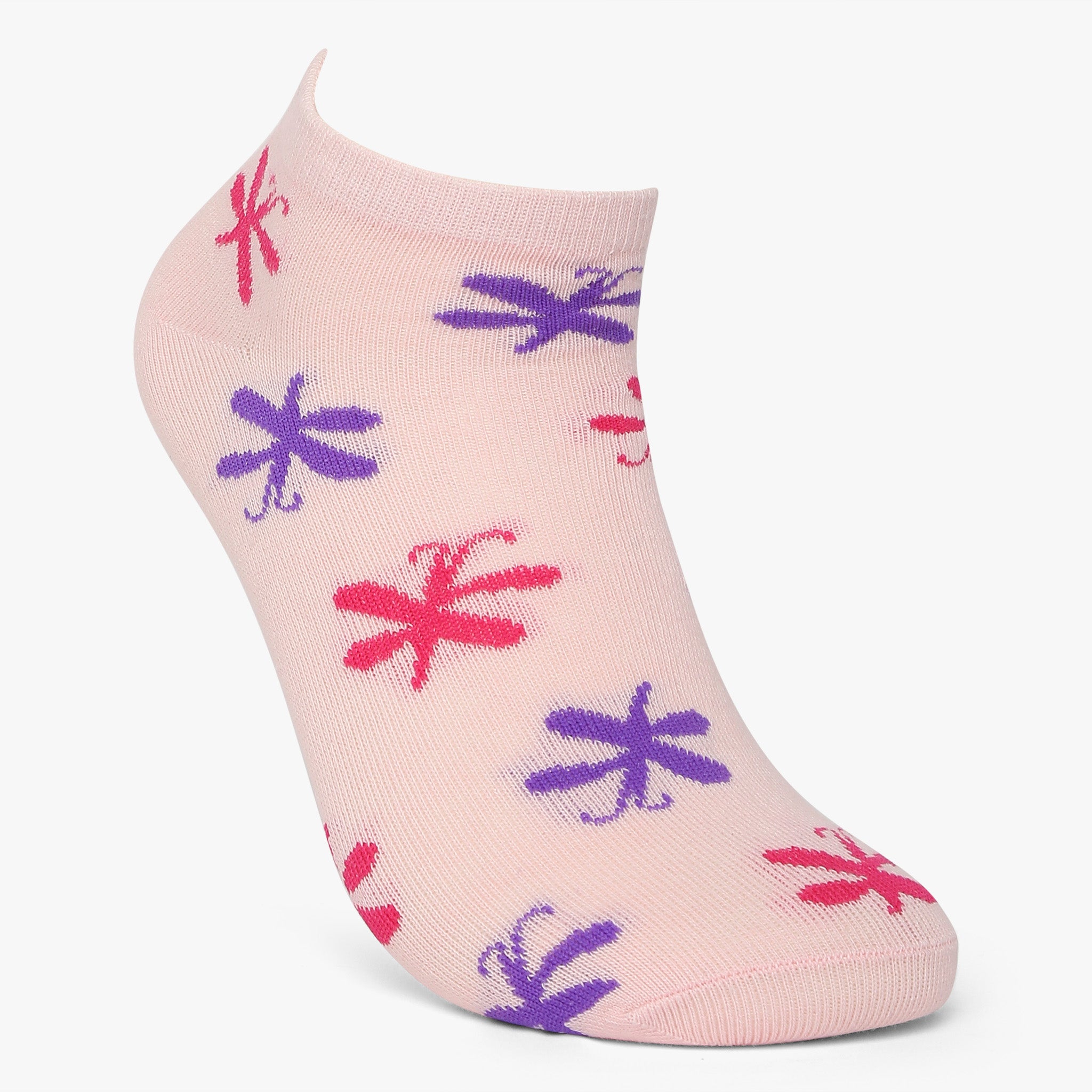 Womens Cotton Printed Socks