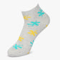 Womens Cotton Striped Socks (Pack of 2)