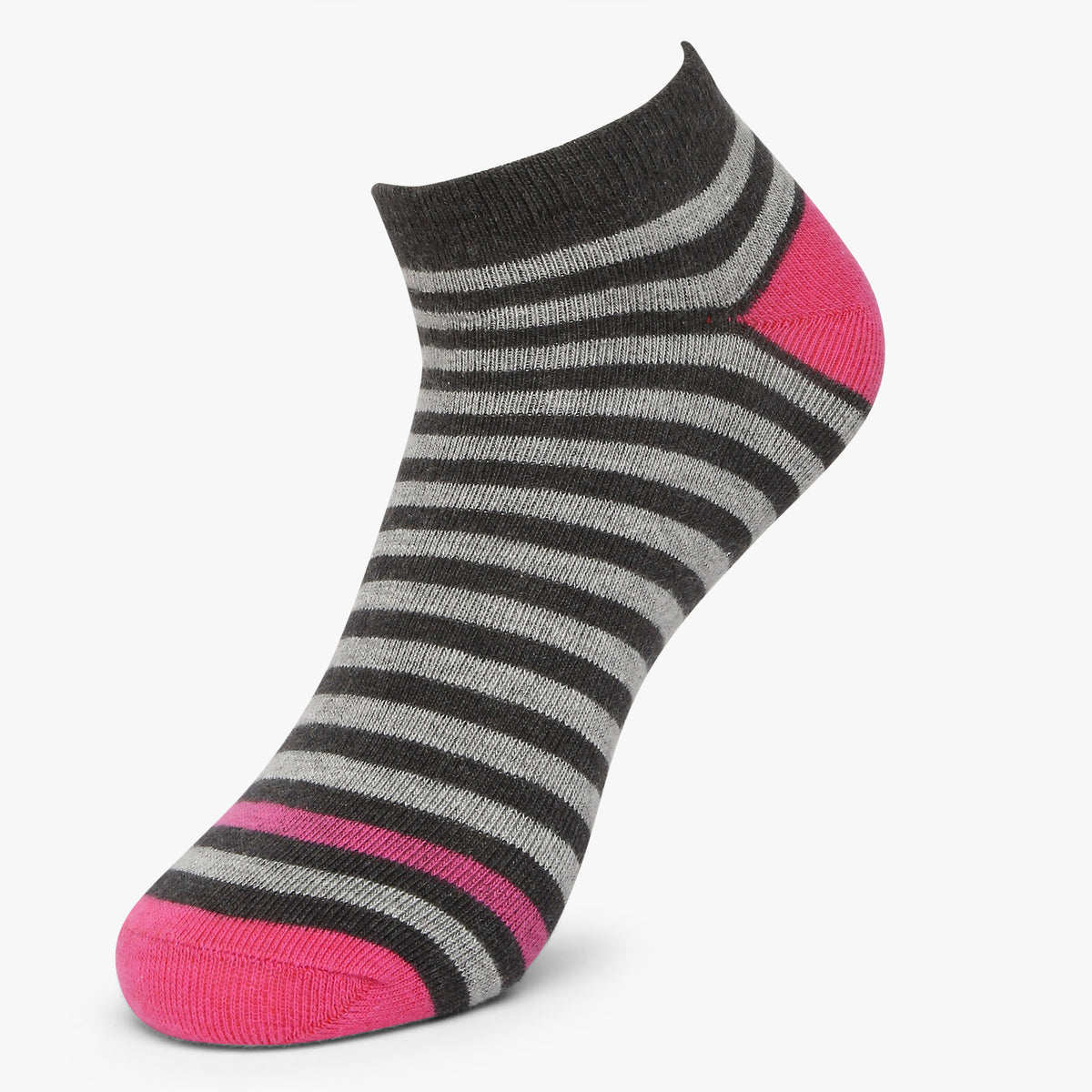 Womens Cotton Striped Socks (Pack of 2)