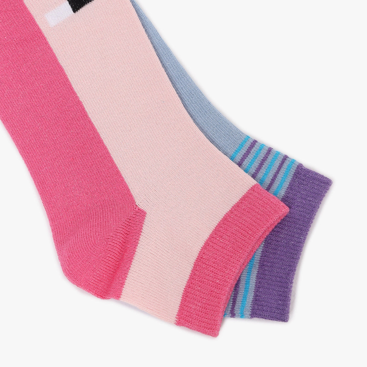 Womens Cotton Polyester Ankle Length Socks