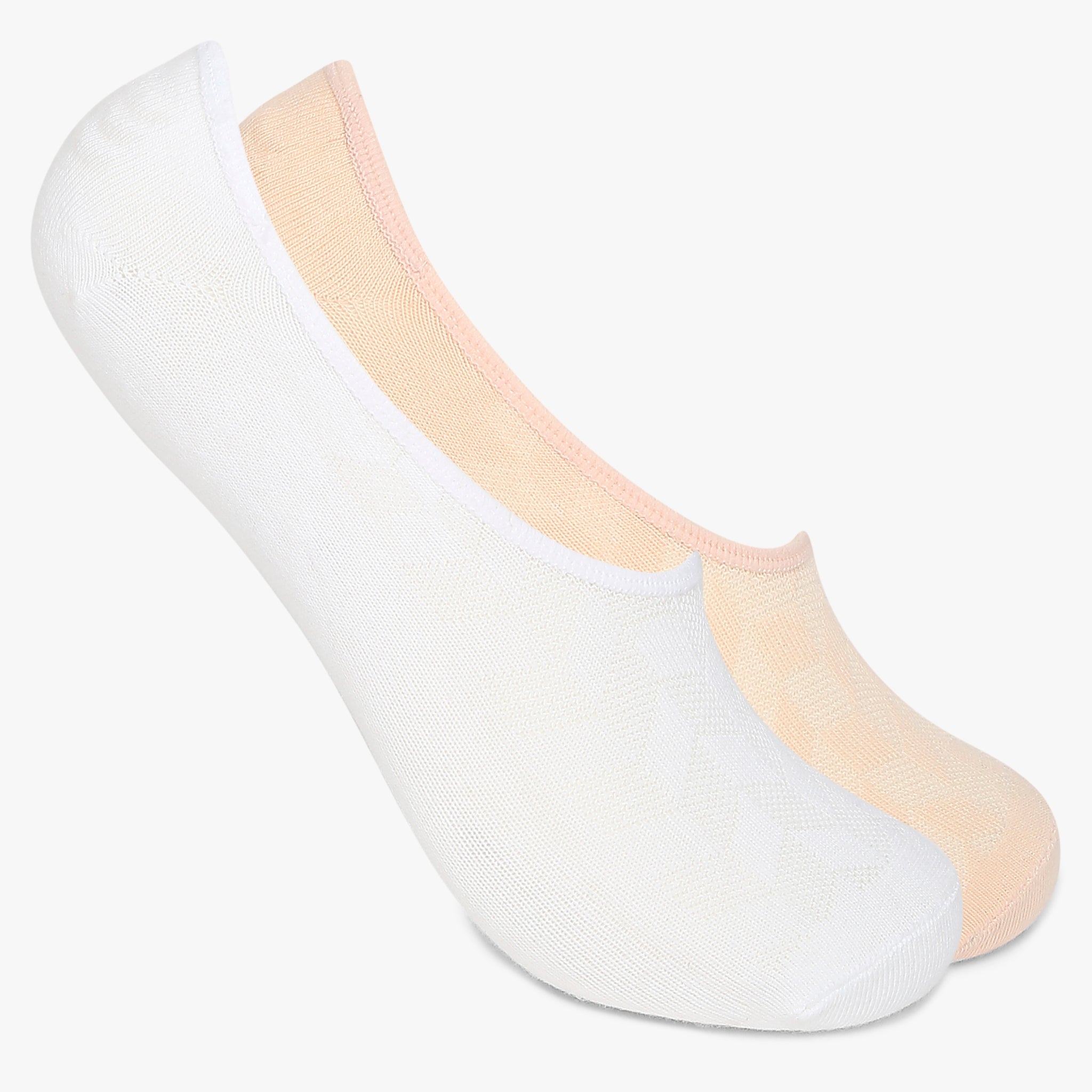 Womens Cotton Solid Socks (Pack of 2)