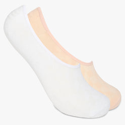 Womens Cotton Solid Socks (Pack of 2)