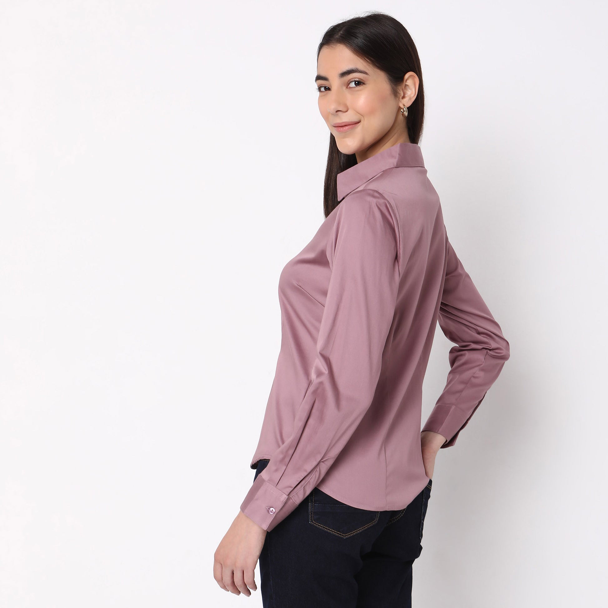 Regular Fit Solid Shirt