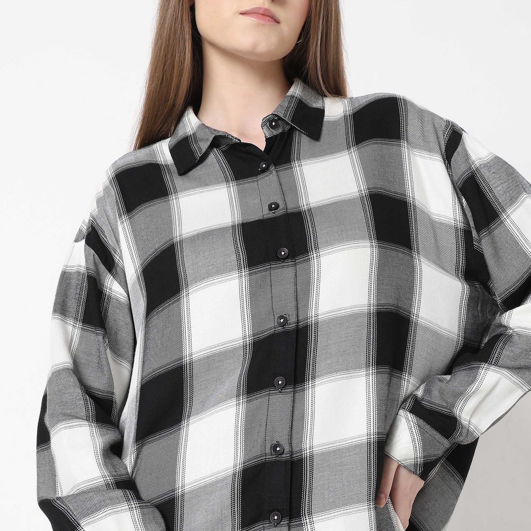 Oversize Checkered Shirt