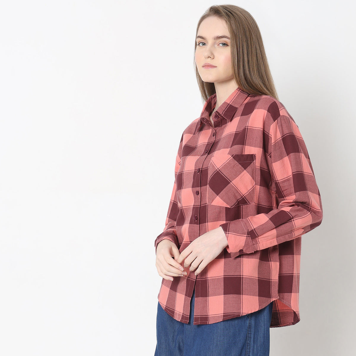 Oversize Checkered Shirt