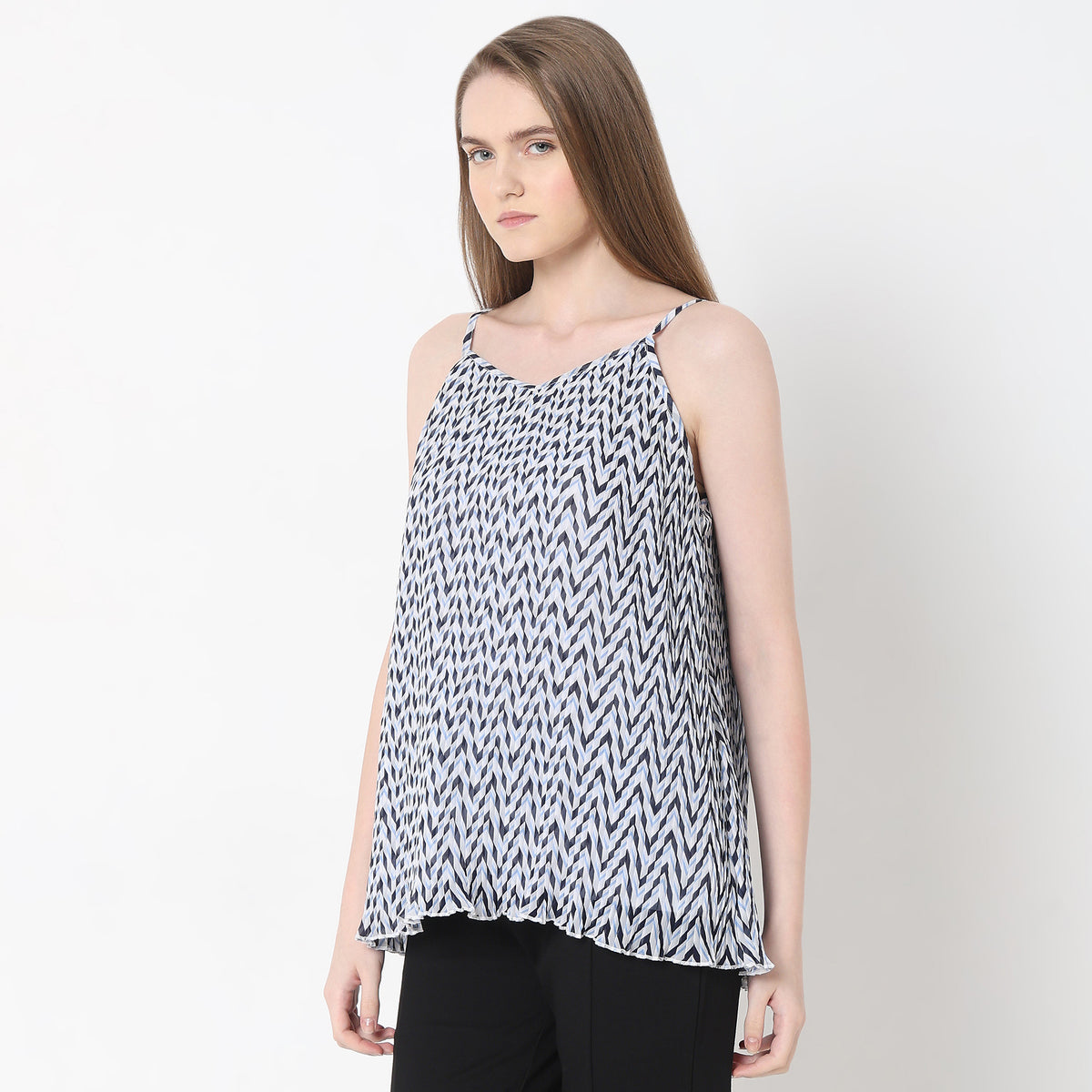 Regular Fit Printed Top