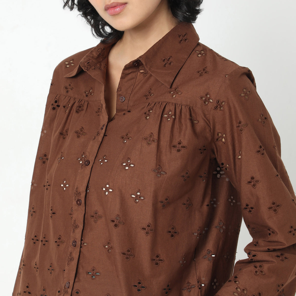 Regular Fit Embroidered Shirt