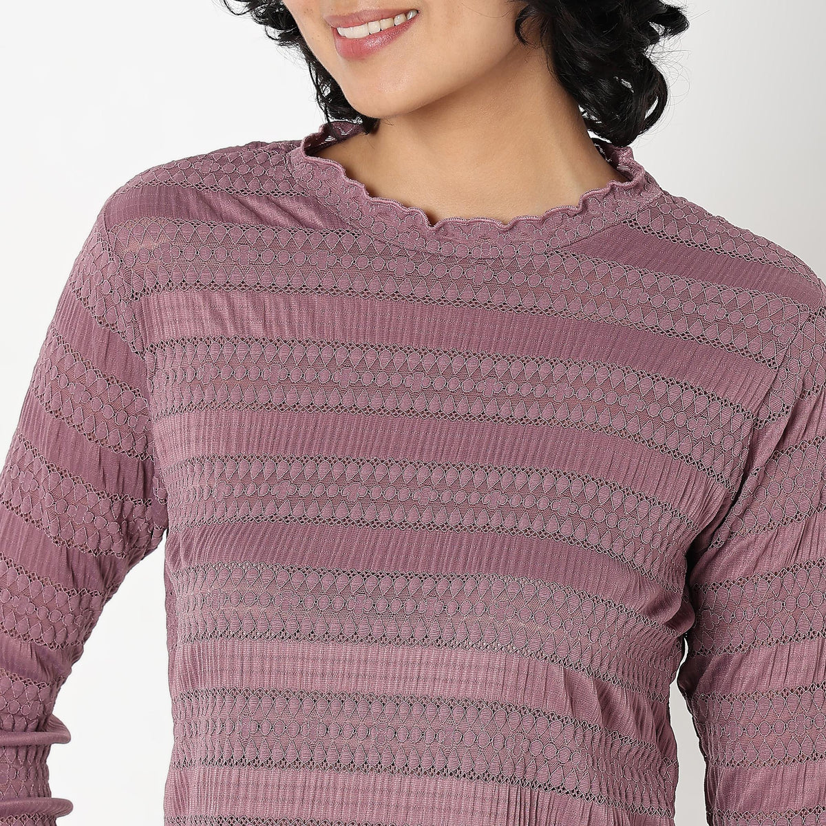 Slim Fit Solid Top