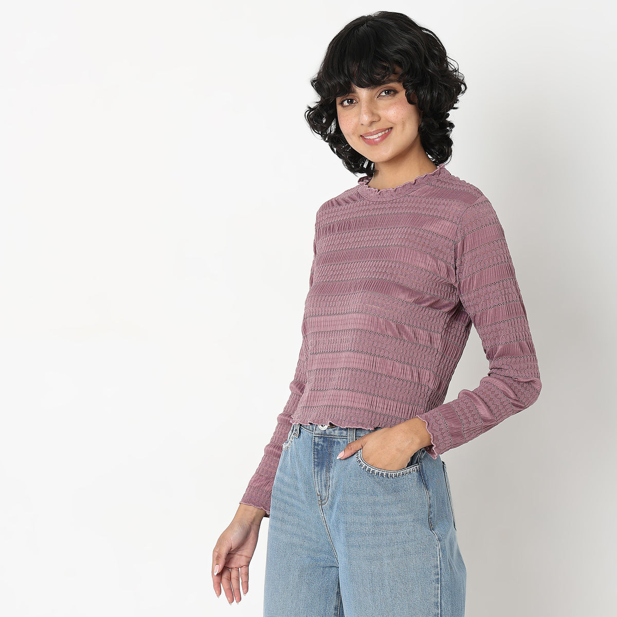 Slim Fit Solid Top