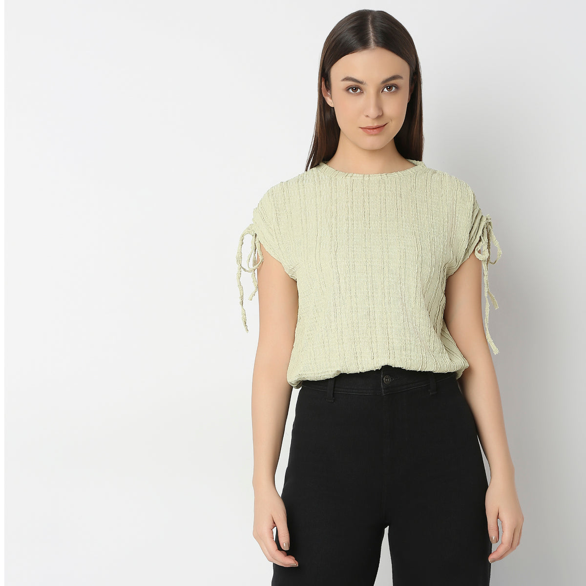 Slim Fit Structured Top