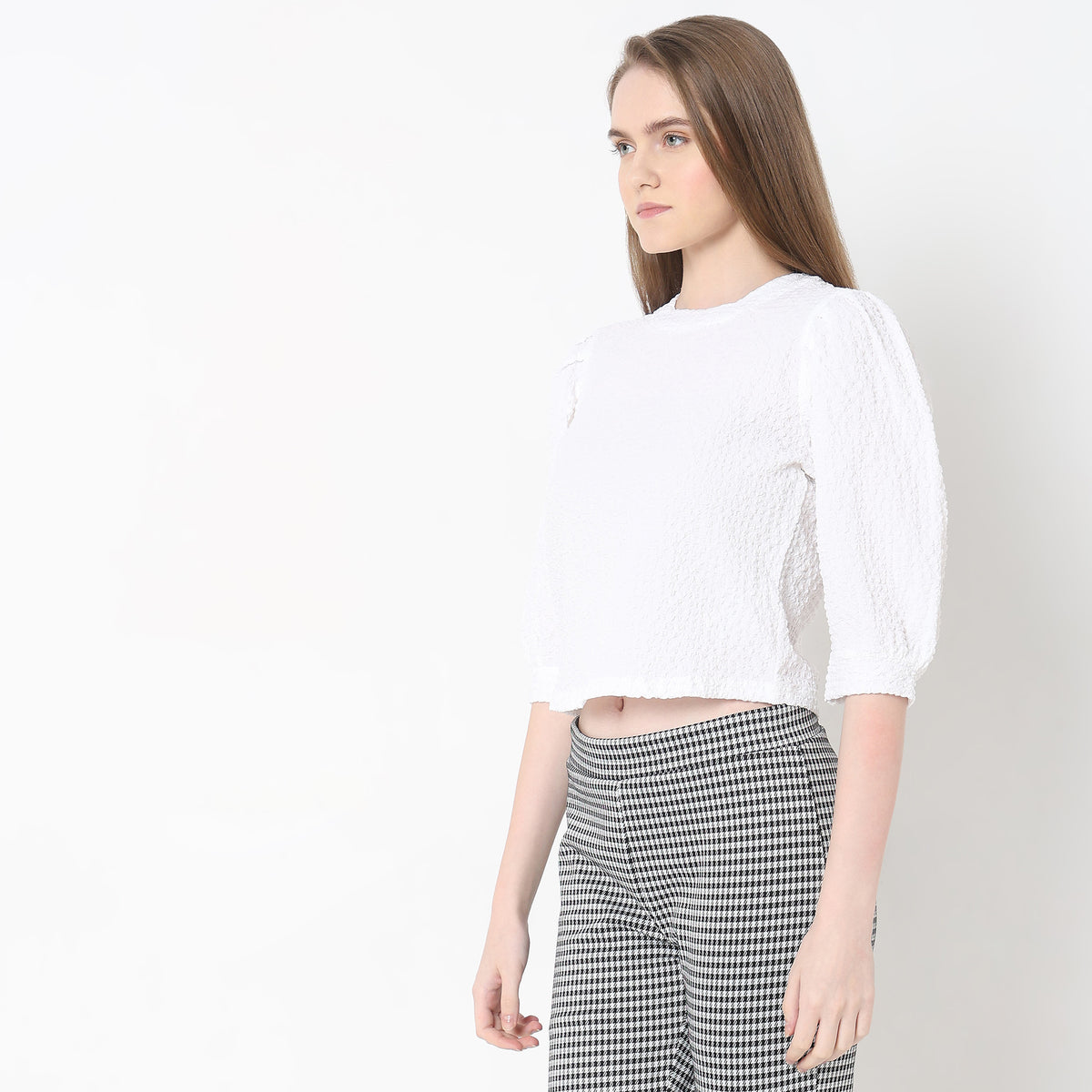 Regular Fit Solid Top