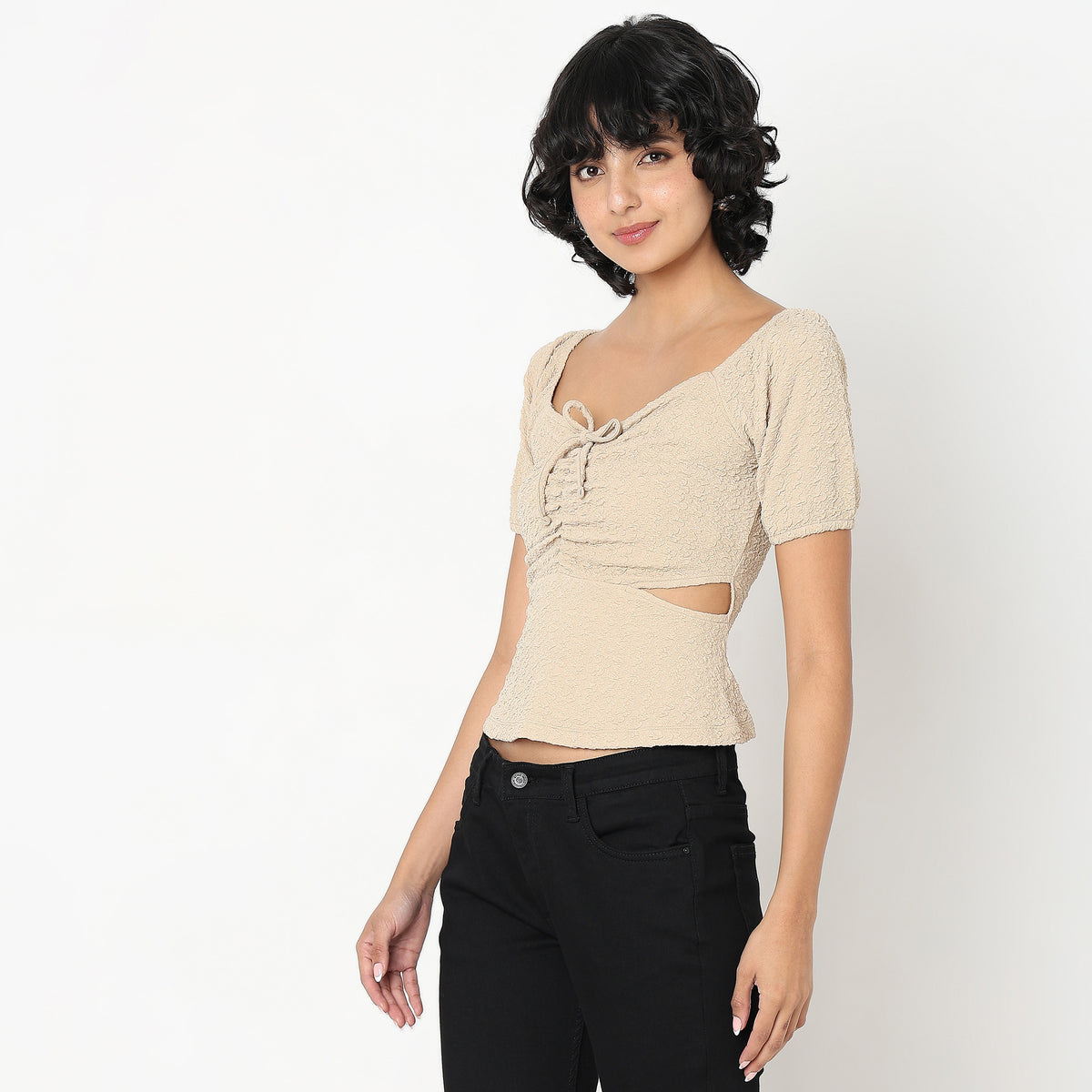 Slim Fit Solid Top