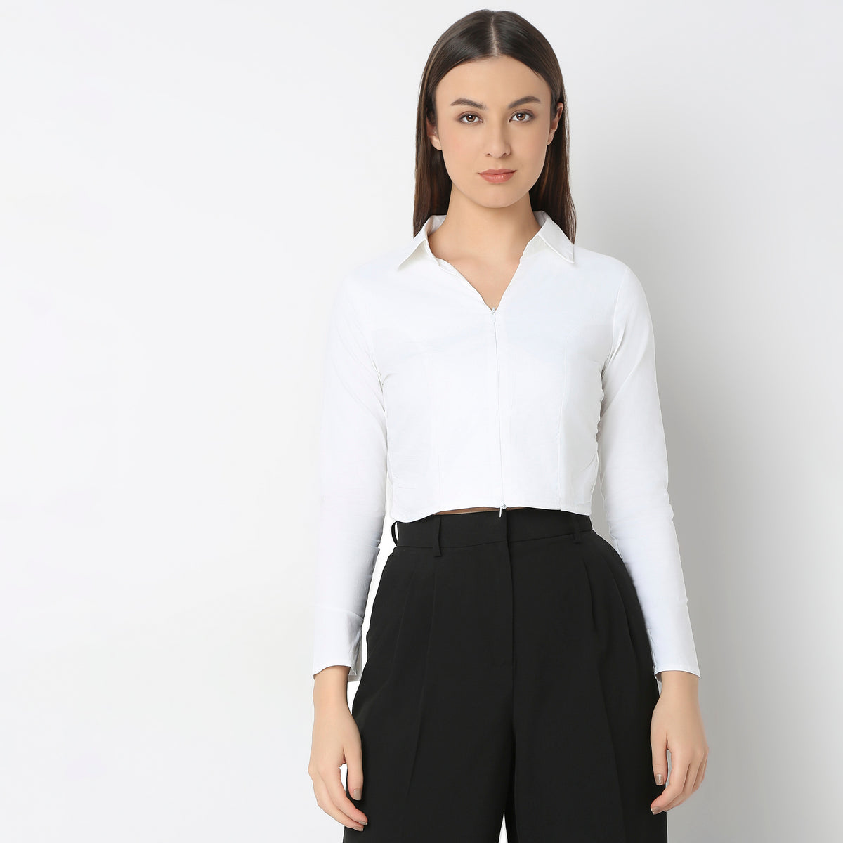 Regular Fit Solid Shirt