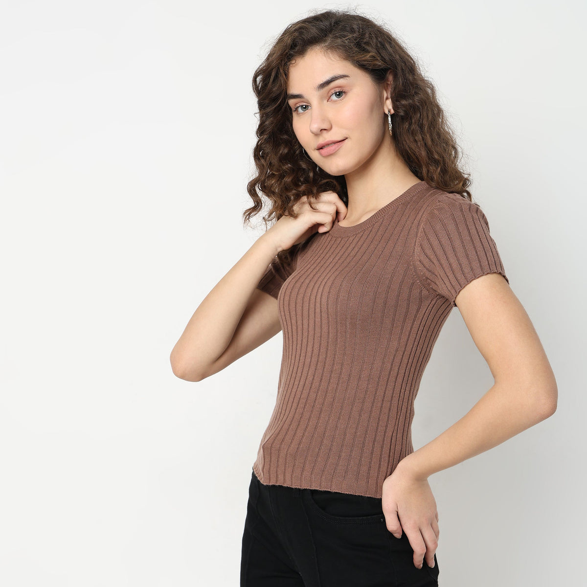 Slim Fit Solid T-Shirt