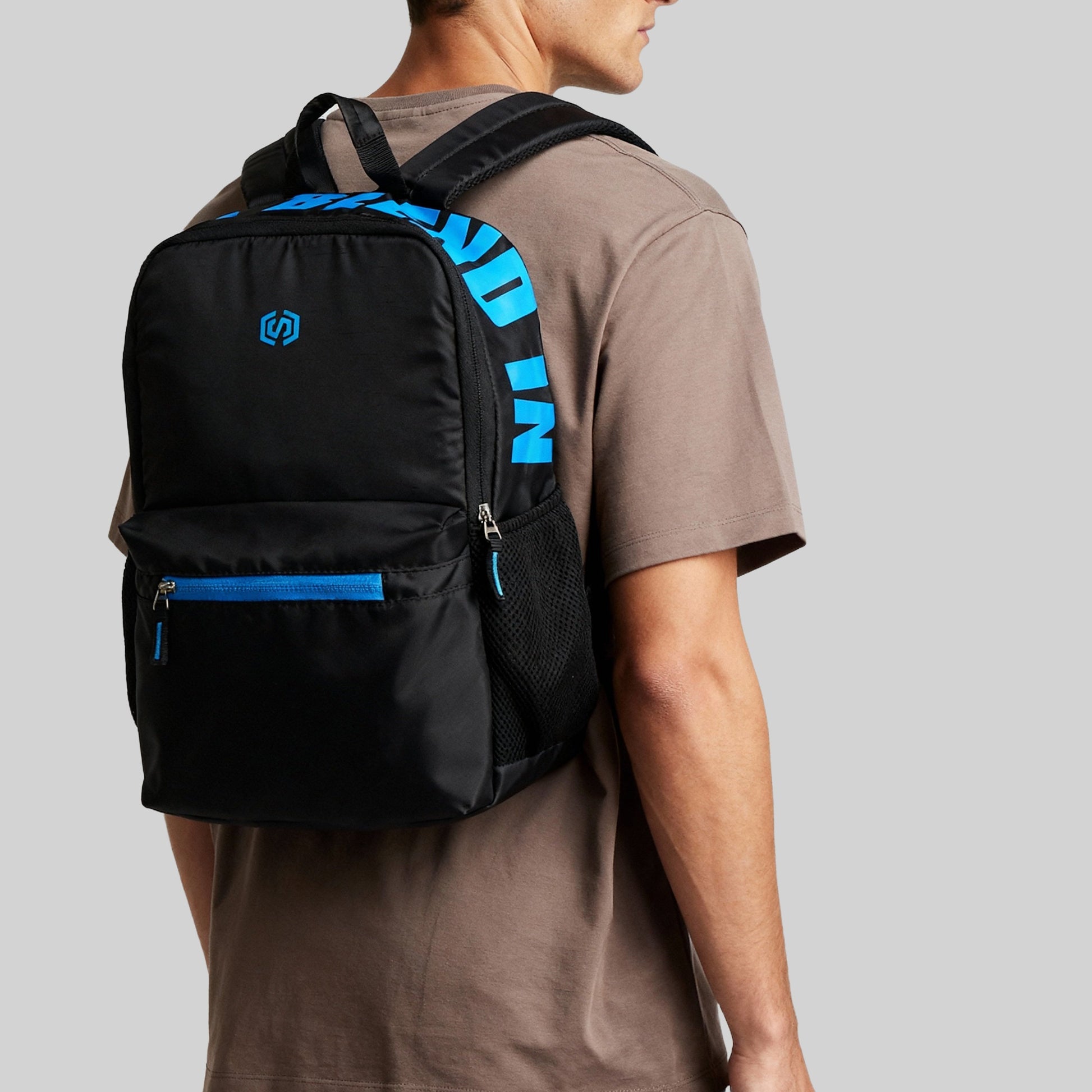 Men Solid Backpack