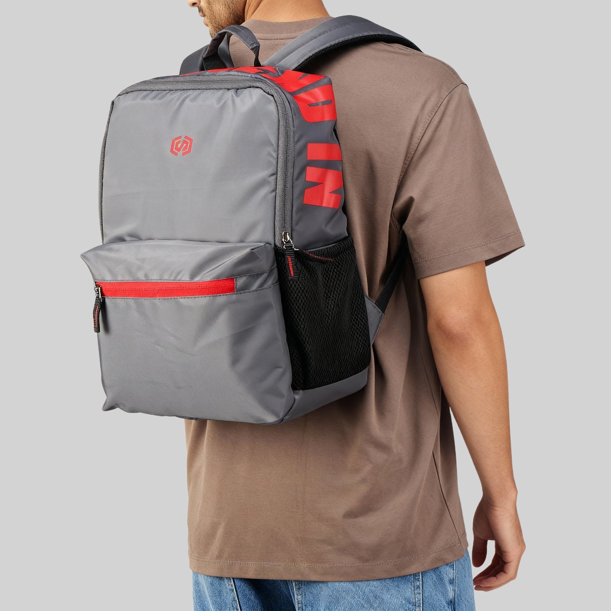 Men Solid Backpack