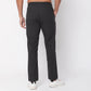 Regular Fit Solid Mid Rise Joggers