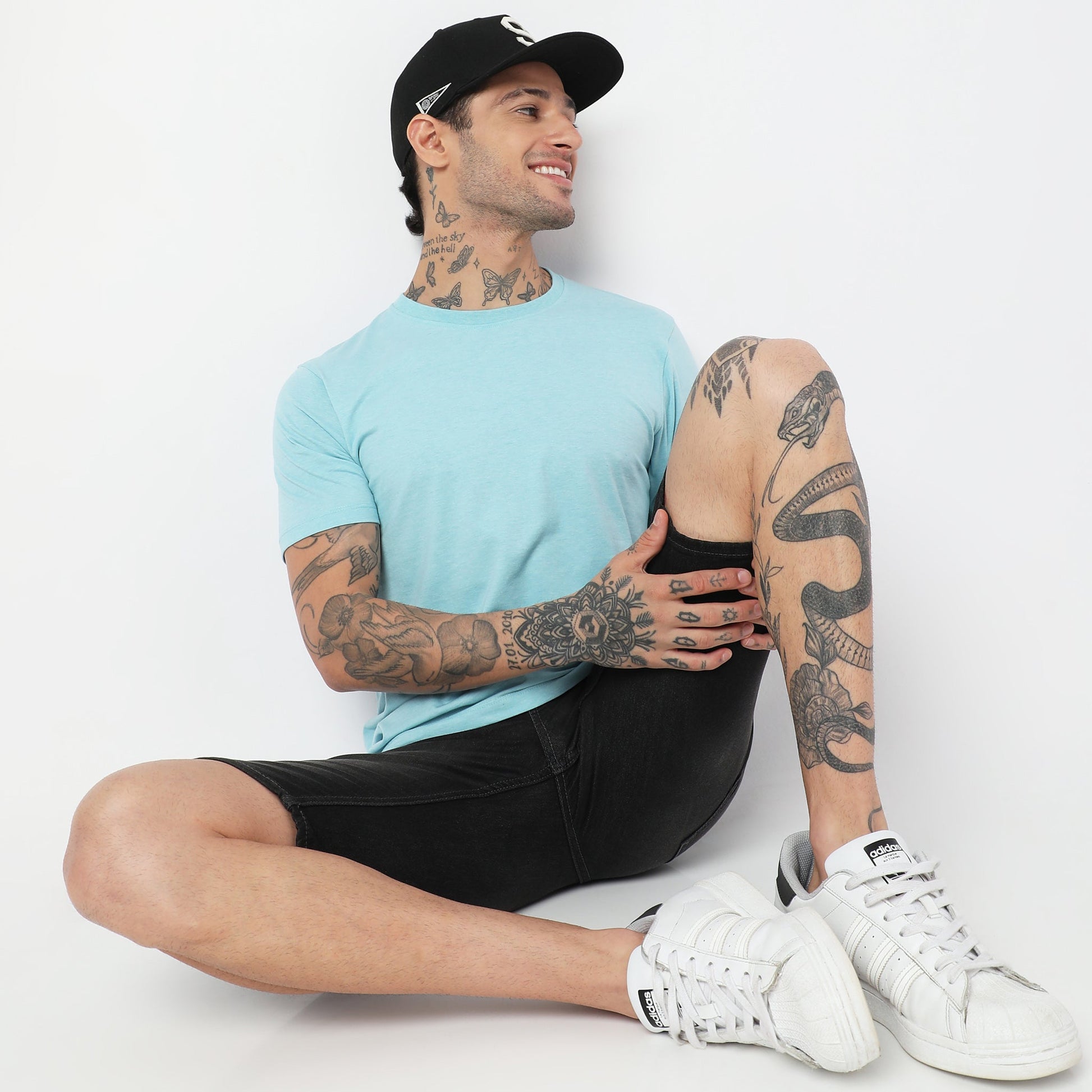 Regular Fit Solid T-Shirt