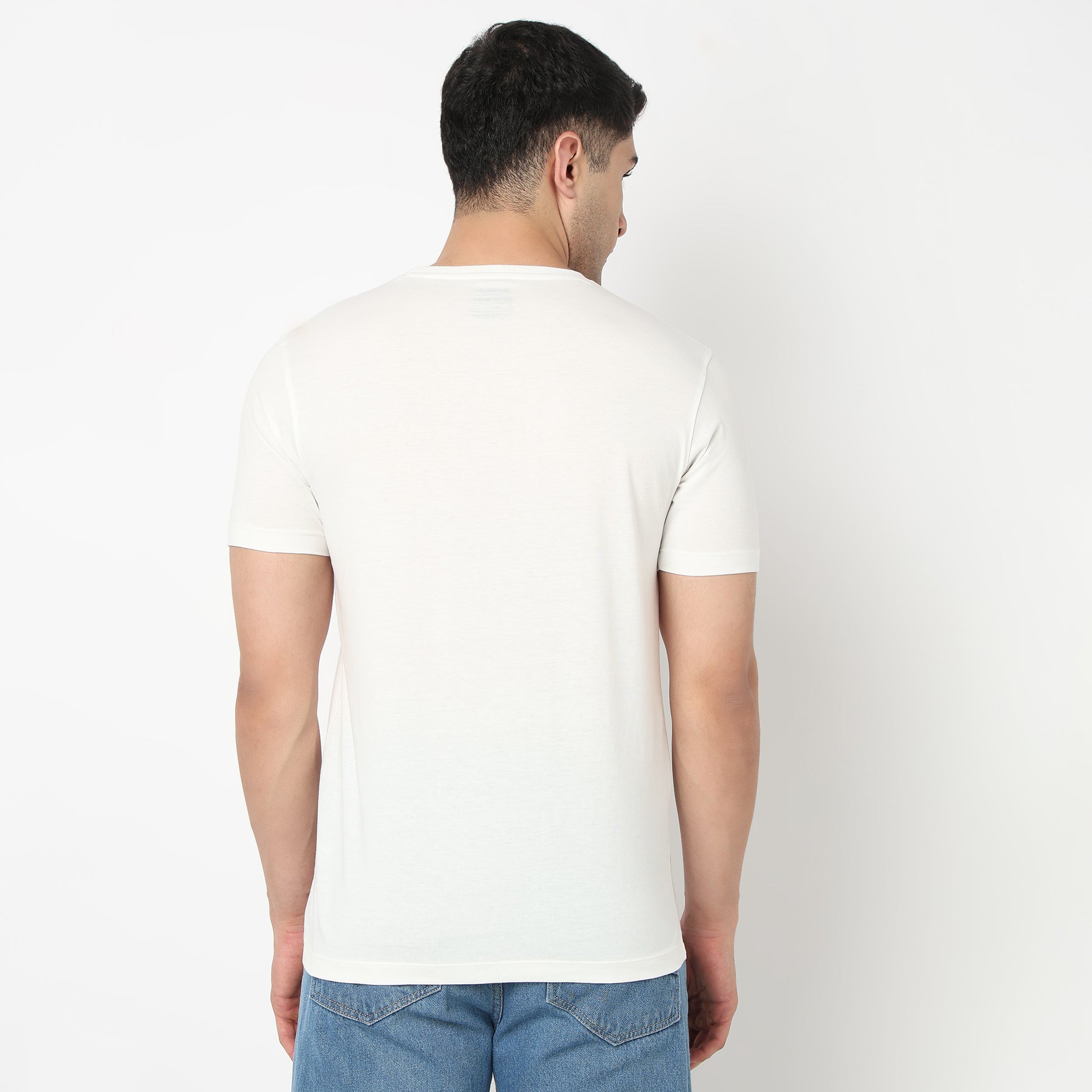 Regular Fit Solid T-Shirt