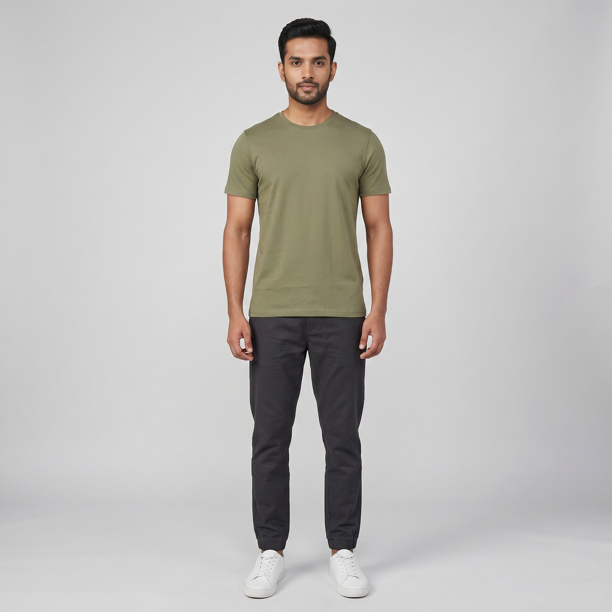 Regular Fit Solid T-Shirt
