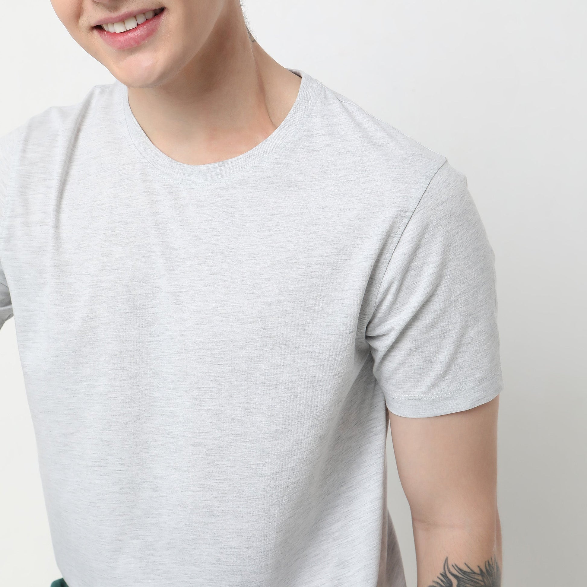 Regular Fit Solid T-Shirt