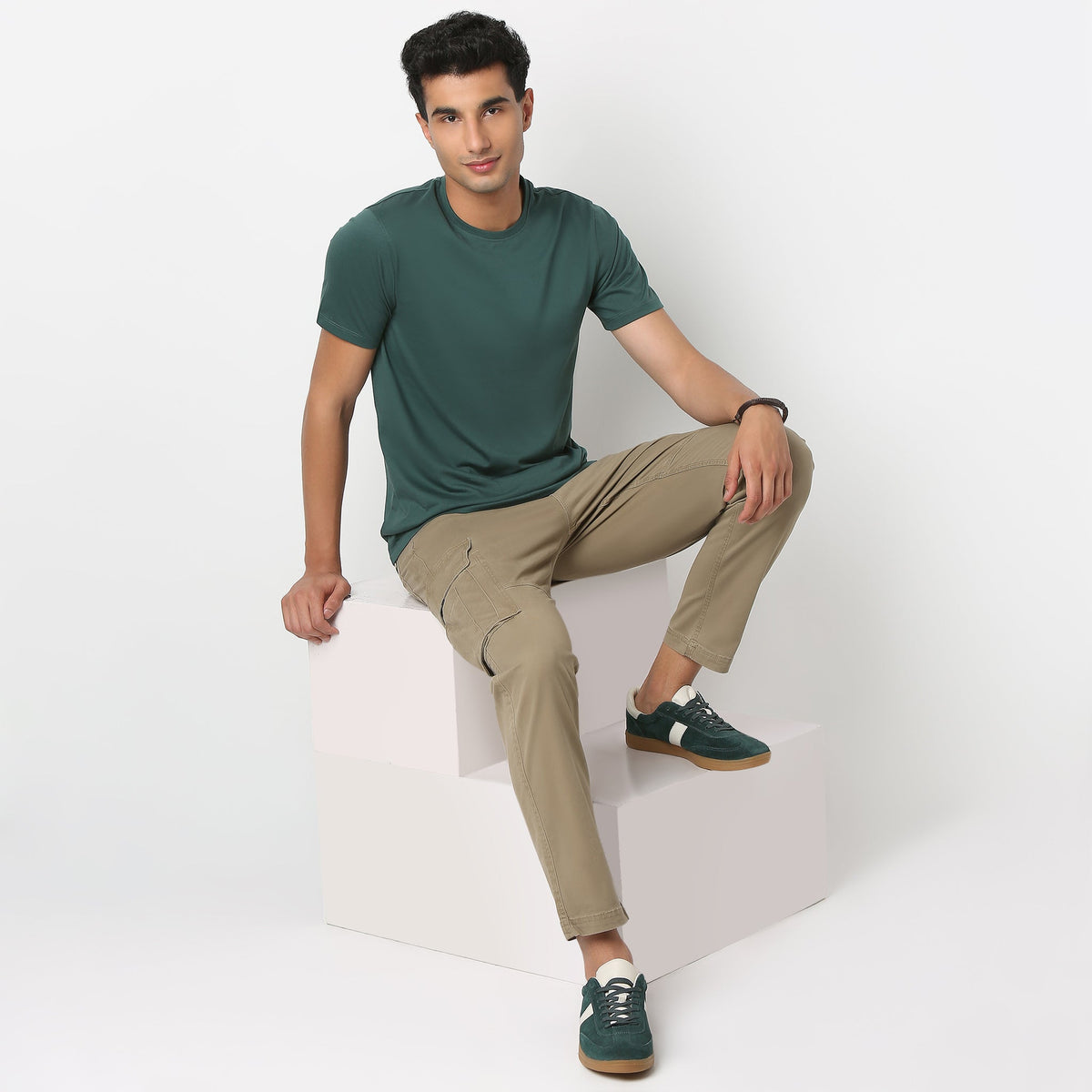 Regular Fit Solid T-Shirt