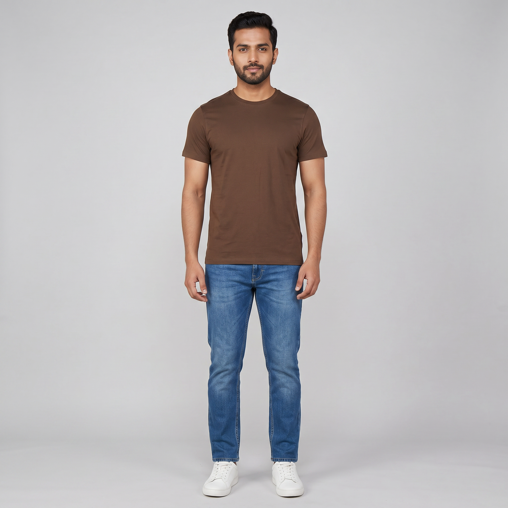Regular Fit Solid T-Shirt