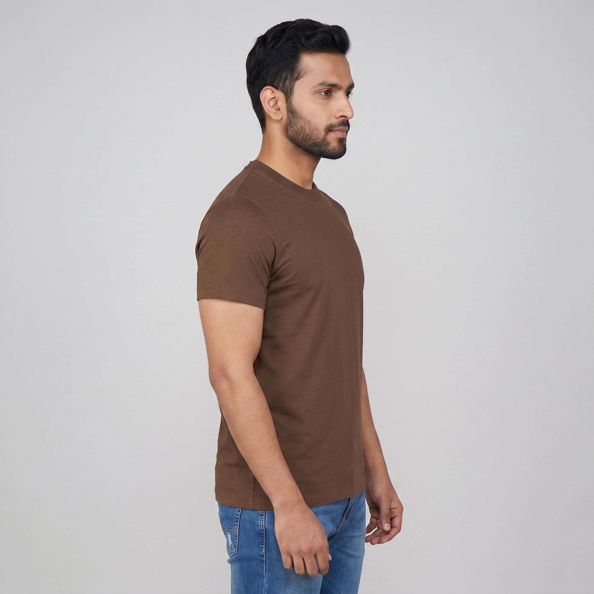 Regular Fit Solid T-Shirt