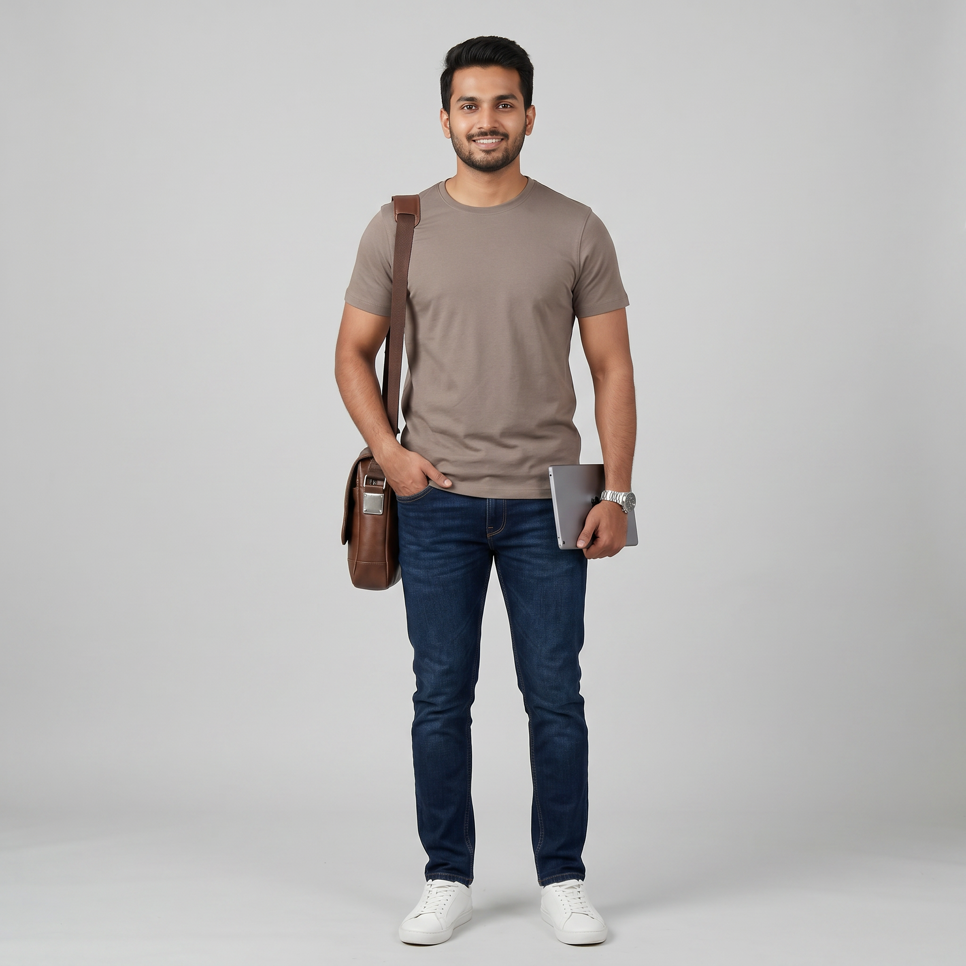 Regular Fit Solid T-Shirt