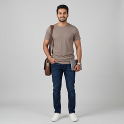 Regular Fit Solid T-Shirt