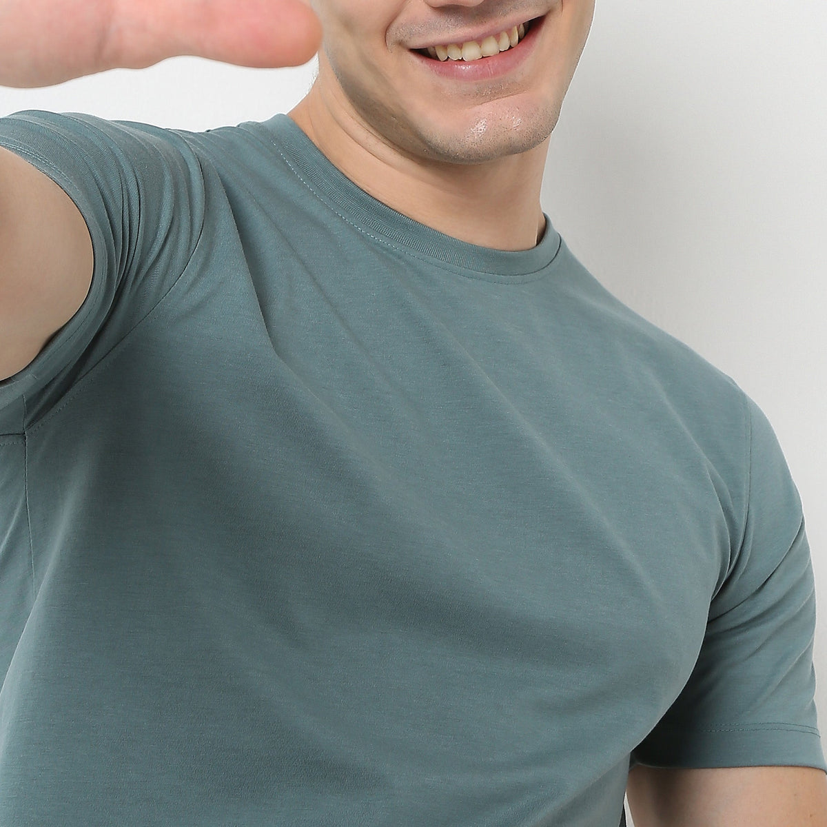 Regular Fit Solid T-Shirt