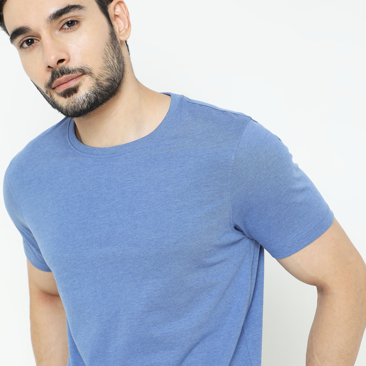 Regular Fit Solid T-Shirt