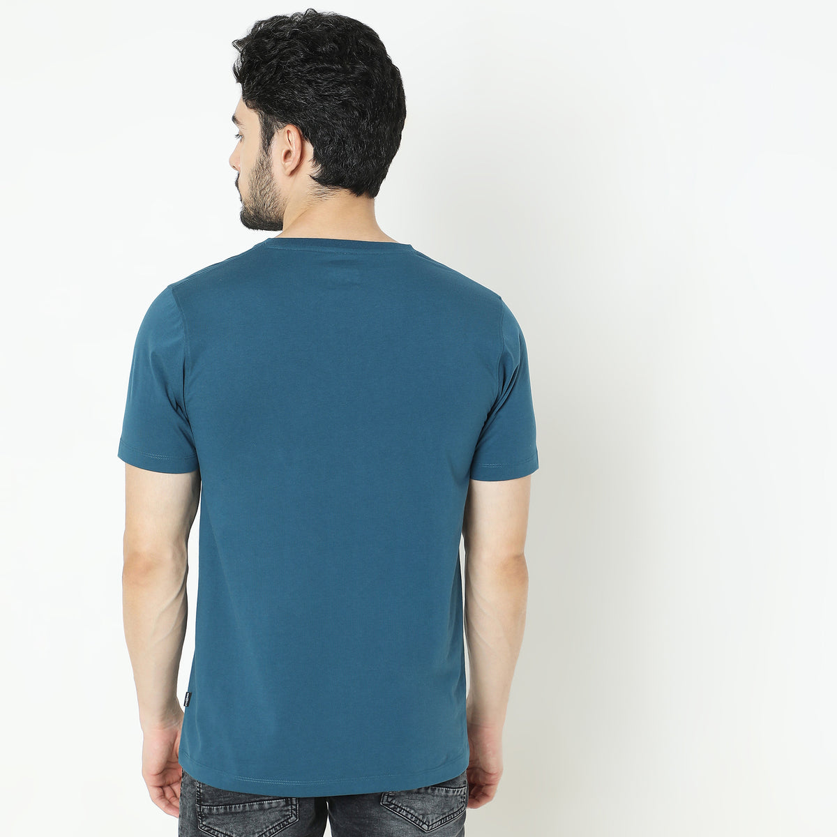 Regular Fit Solid T-Shirt