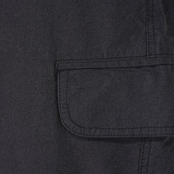 Solid Mid Rise Cargo Shorts