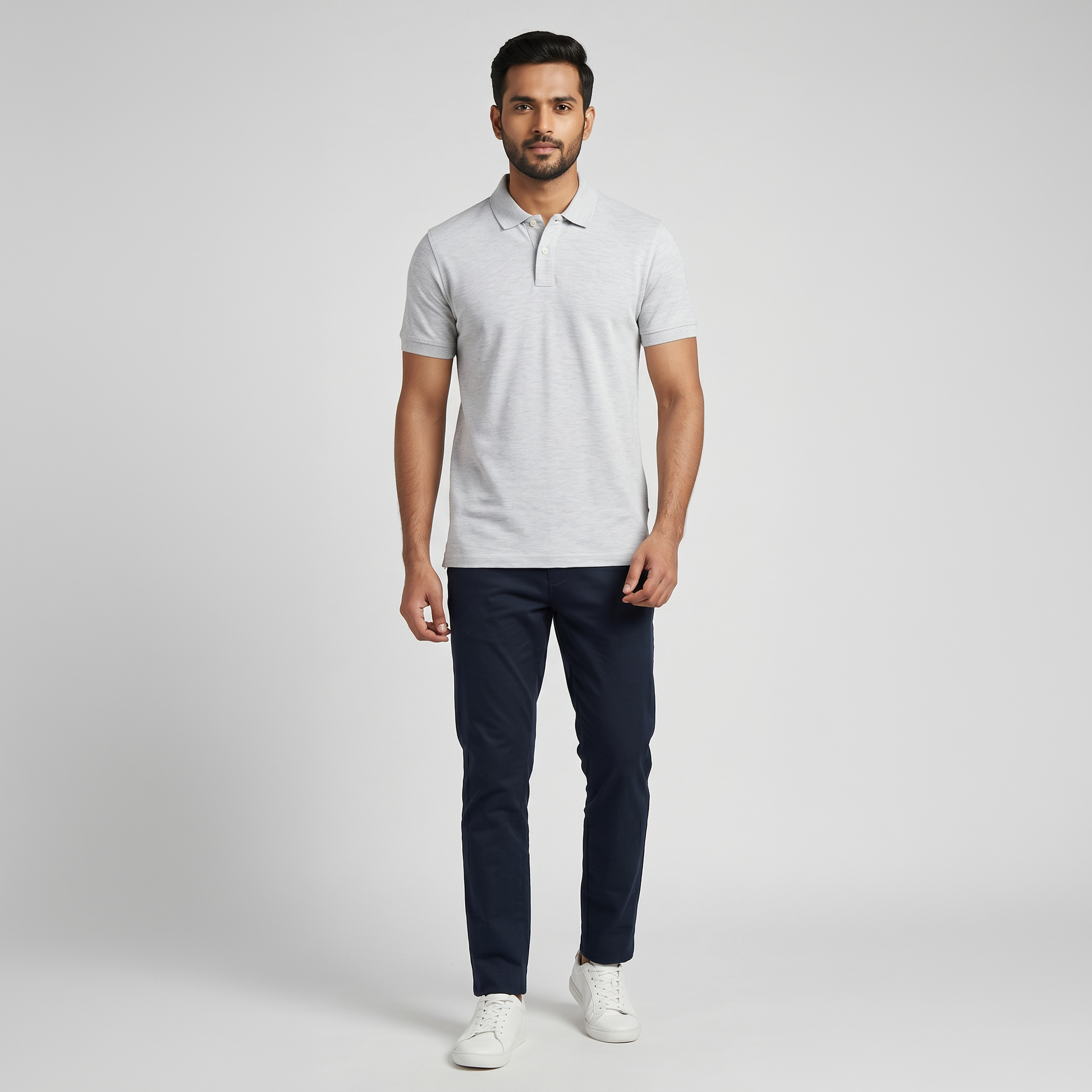 Regular Fit Solid Polo T-Shirt
