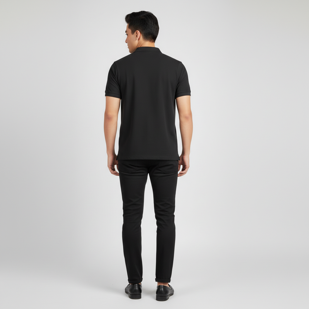 Regular Fit Solid Polo T-Shirt