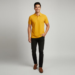 Regular Fit Solid Polo T-Shirt