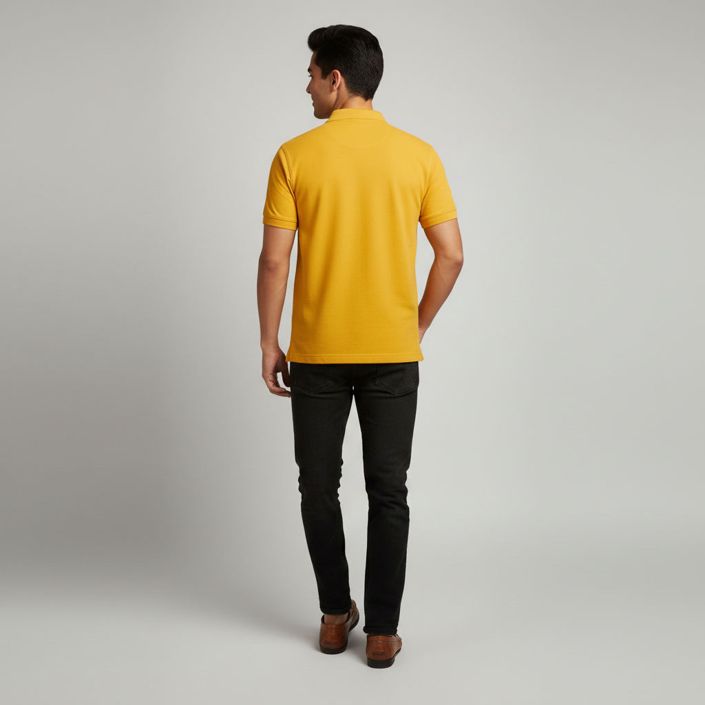 Regular Fit Solid Polo T-Shirt