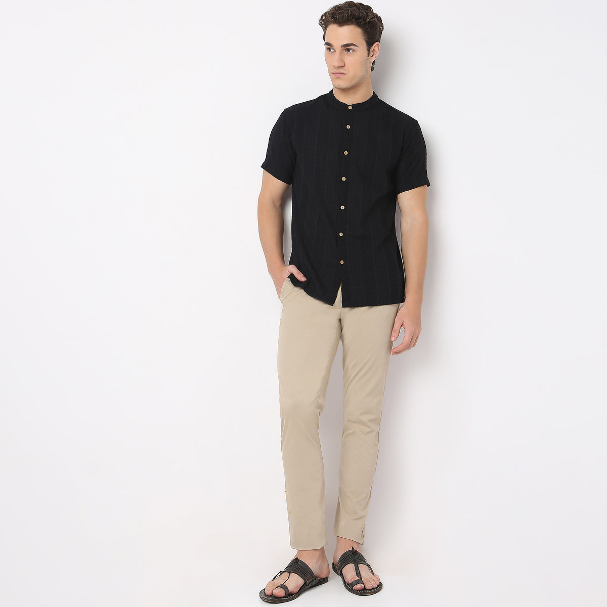 Regular Fit Jacquard Shirt