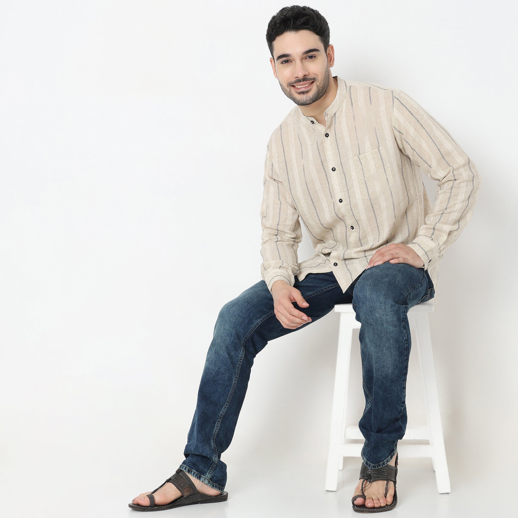 Regular Fit Striped Shirt