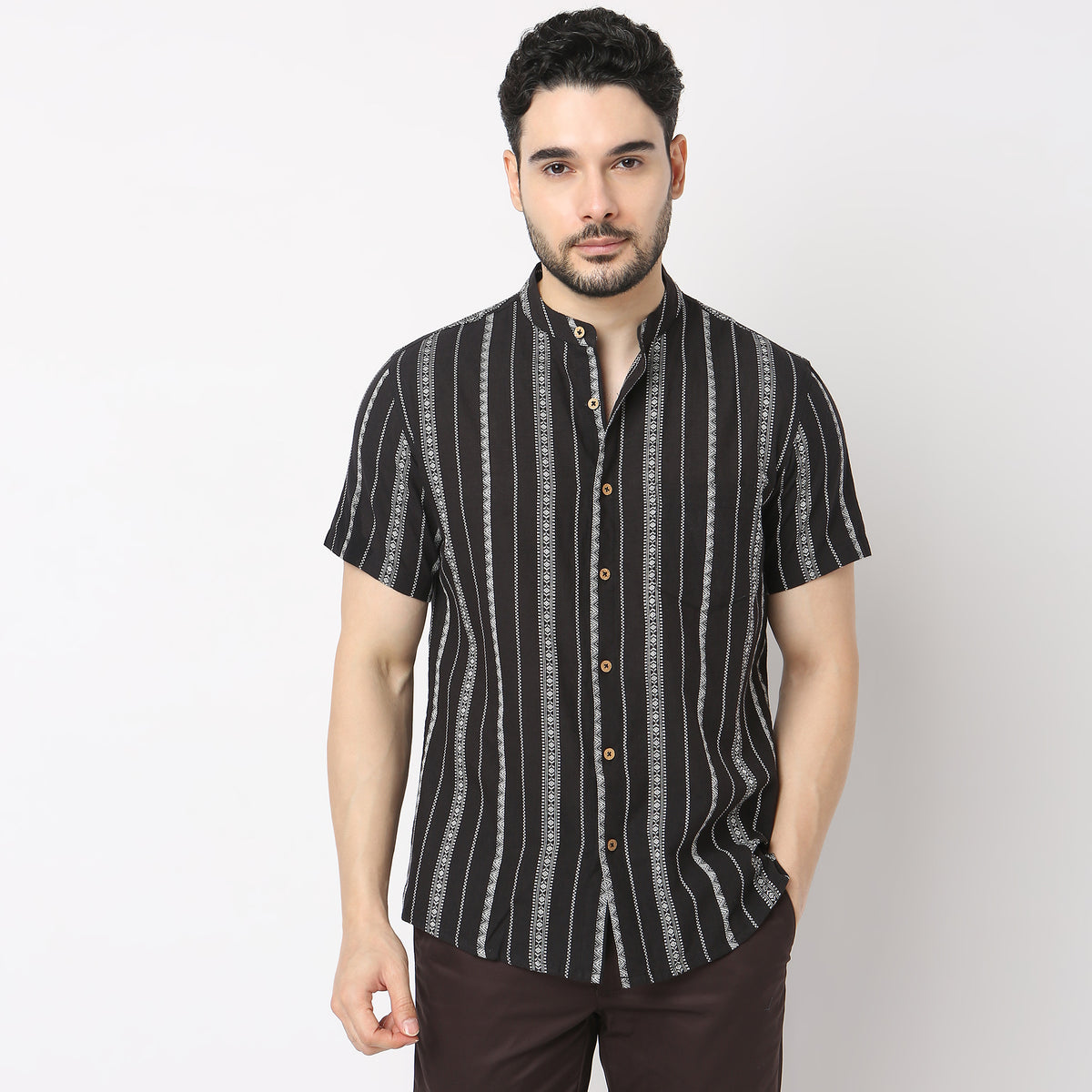 Regular Fit Striped Shirt