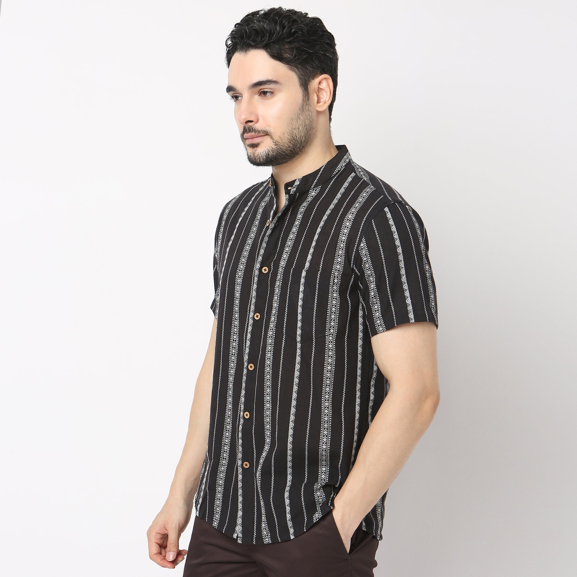 Regular Fit Striped Shirt