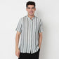 Buy Men Regular Fit Striped Half Sleeve Shirt  - Style Union